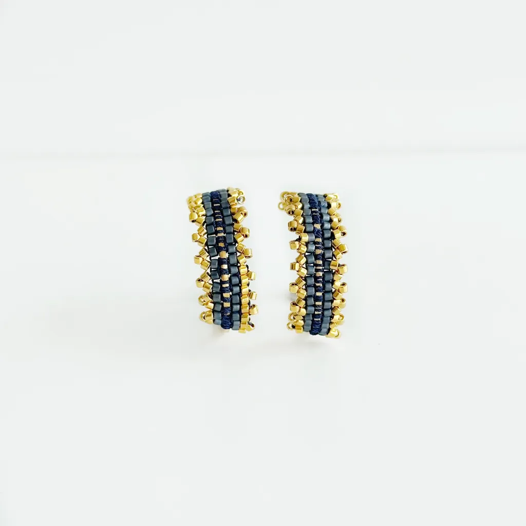 Meraki Earrings Negro.webp