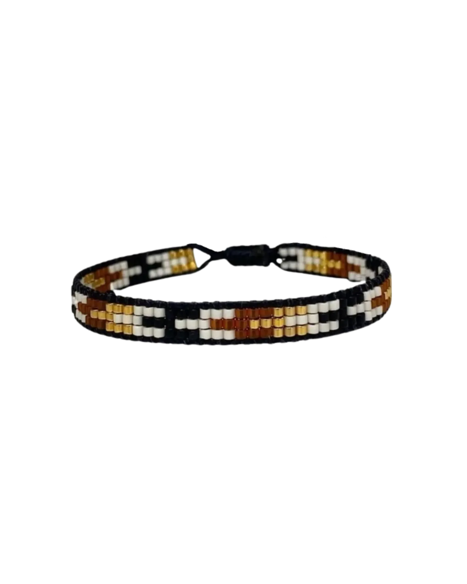 [300127] Arrow Guide Bracelet (Black & Beige)