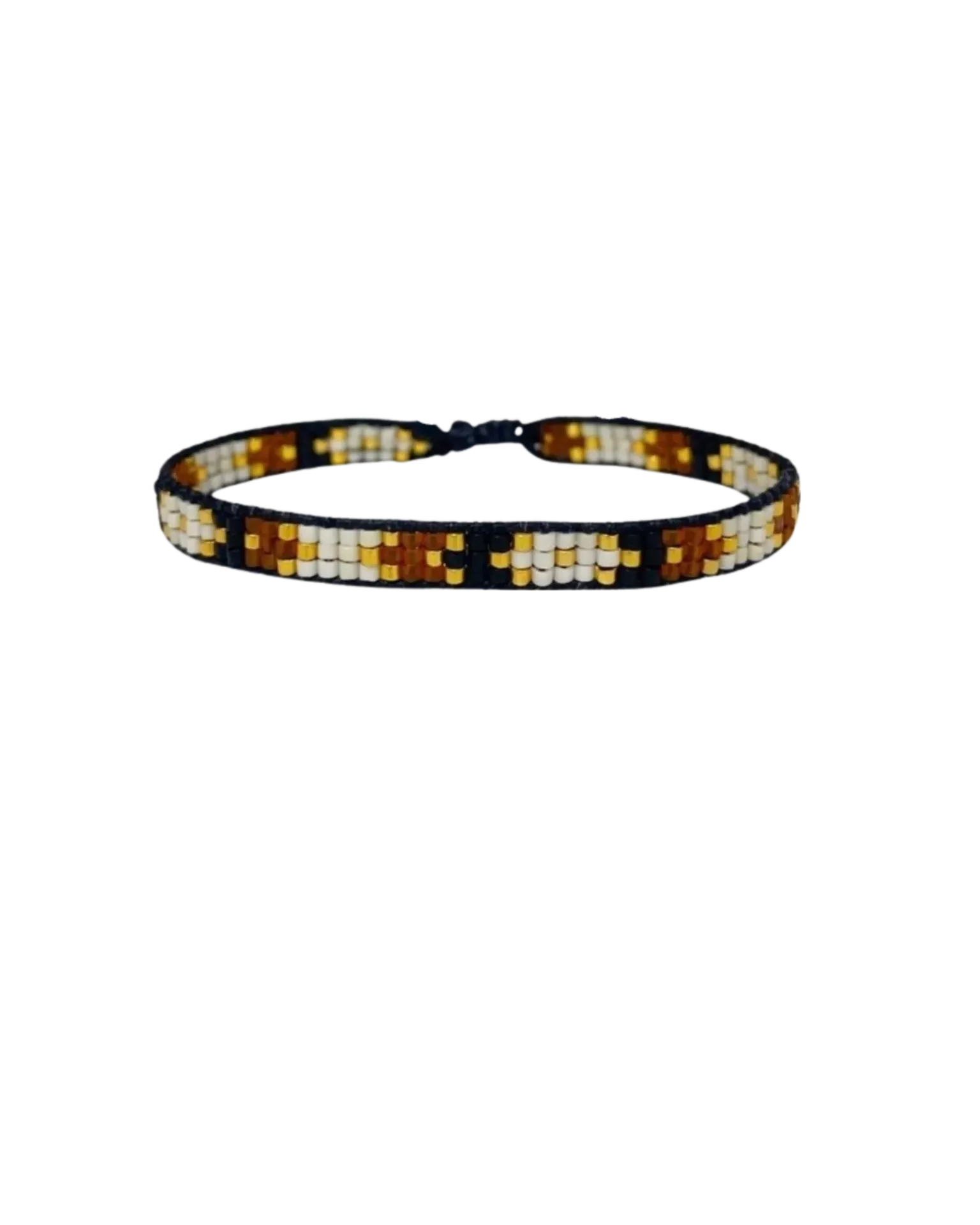 [300527] Pulsera Freedom (Black & Beige)