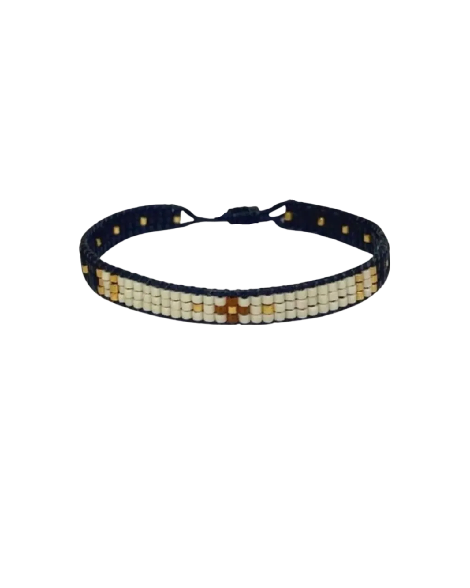 [300727] Pulsera Growth (Black & Beige)