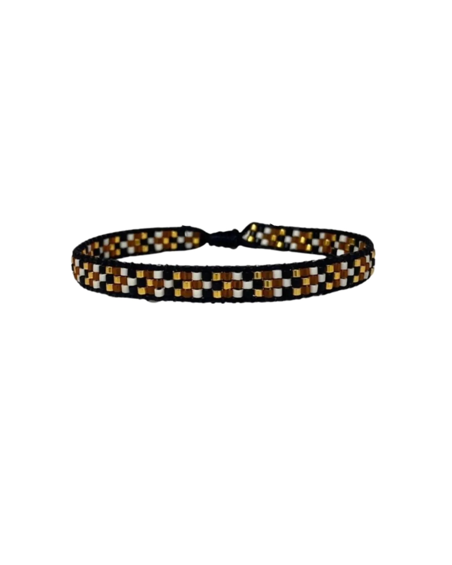 [301027] Pulsera Joy (Black & Beige)