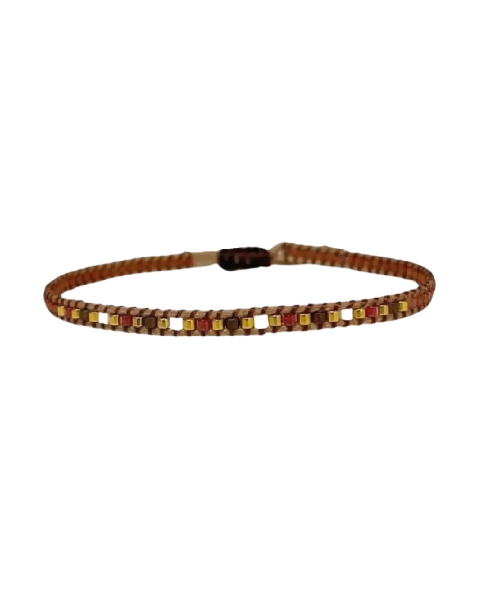 [100927] Tallulah Bracelet (Black & Beige)