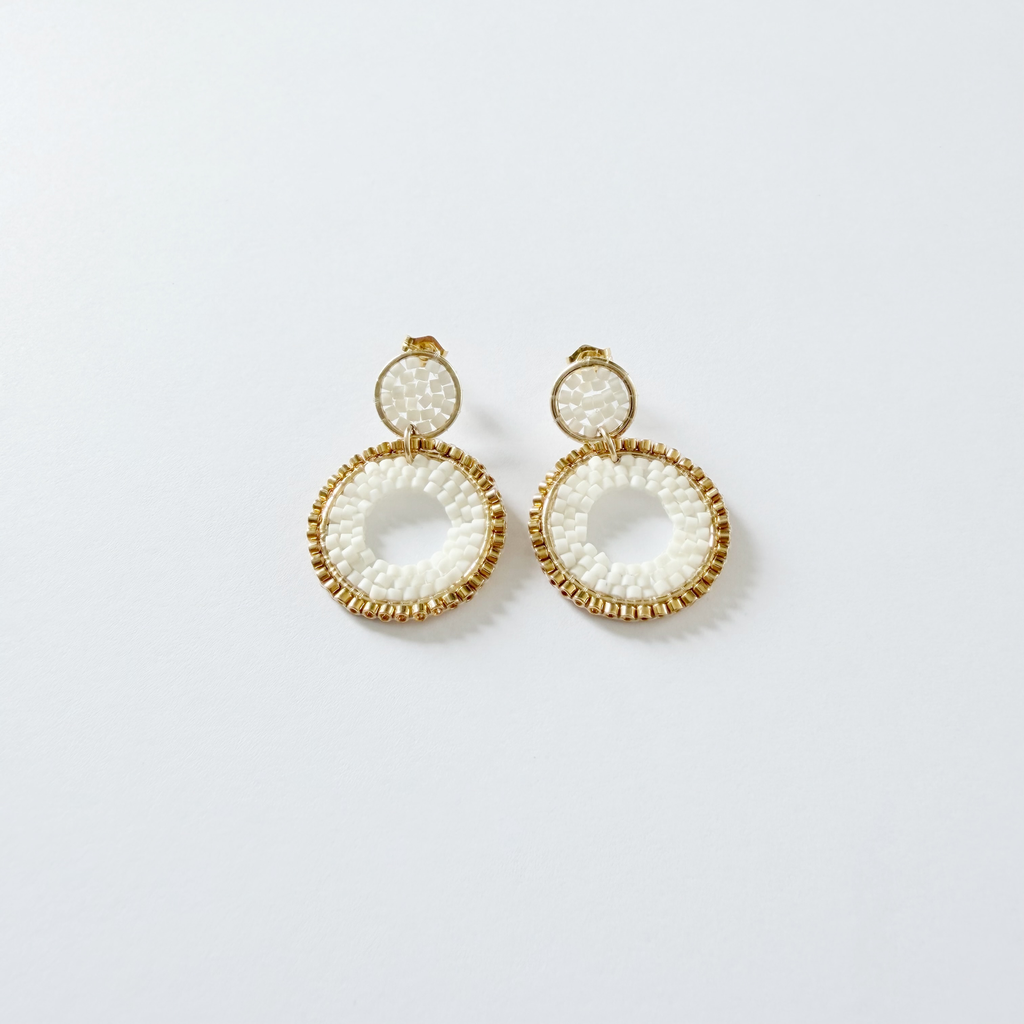 [800620] Aretes Fiesta (Ivory)